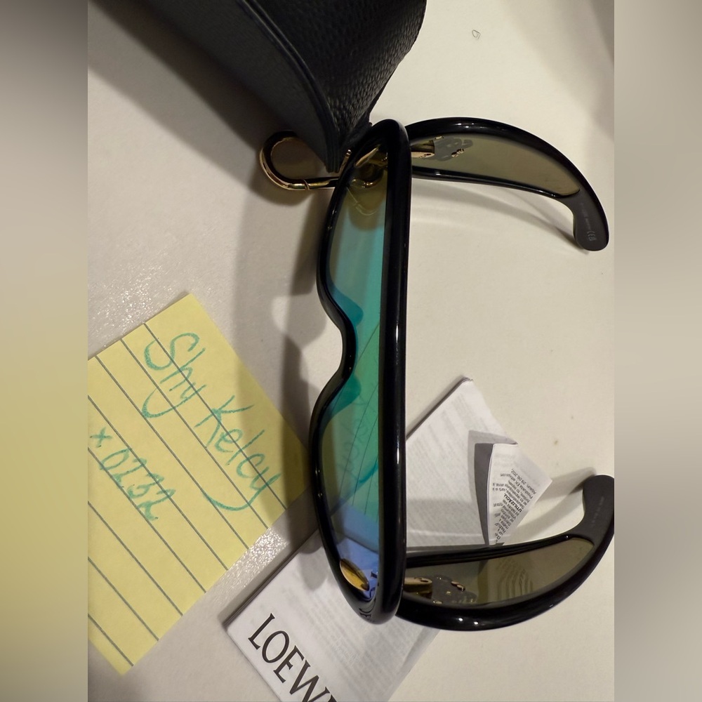 GUARANTEED AUTHENTIC**Paula's Ibiza Wave Anagram Mask Sunglasses, 140mm - Picture 4 of 4